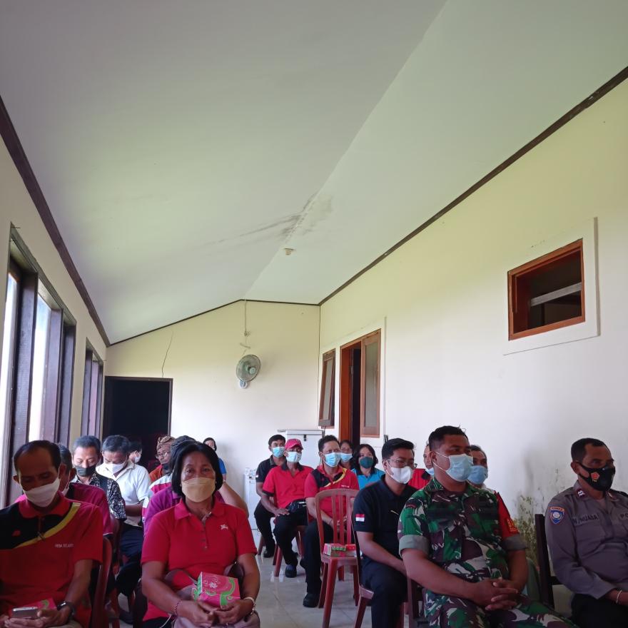 ACARA PISAH SAMBUT PERBEKEL DESA SELABIH DAN PEMBUBARAN PANITIA PILKEL DESA SELABIH TAHUN 2021